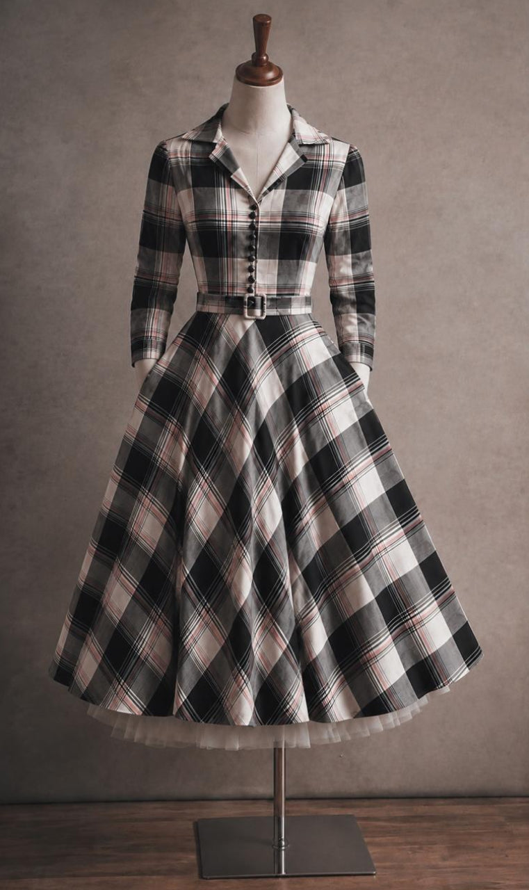 Classic plaid Dress