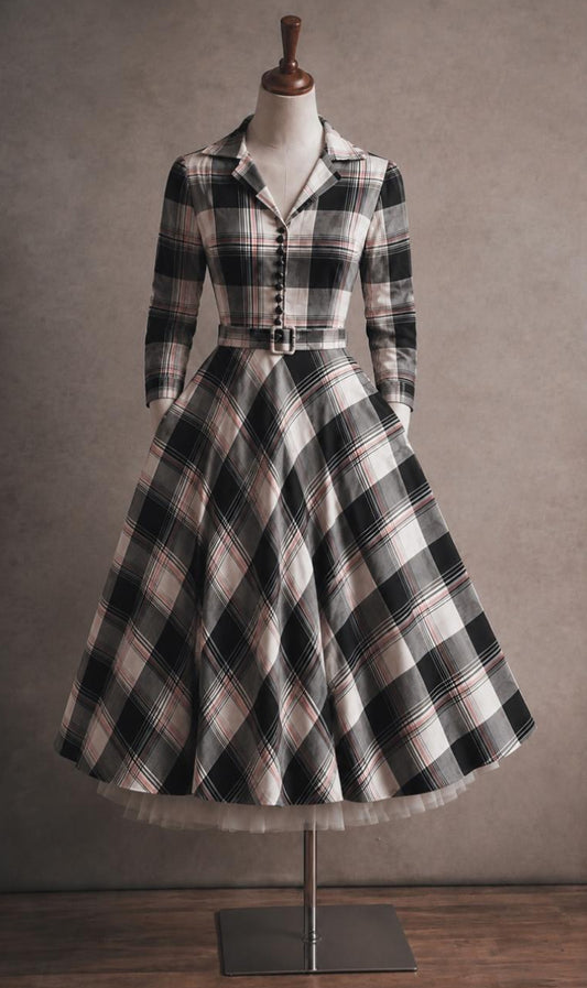 Classic plaid Dress