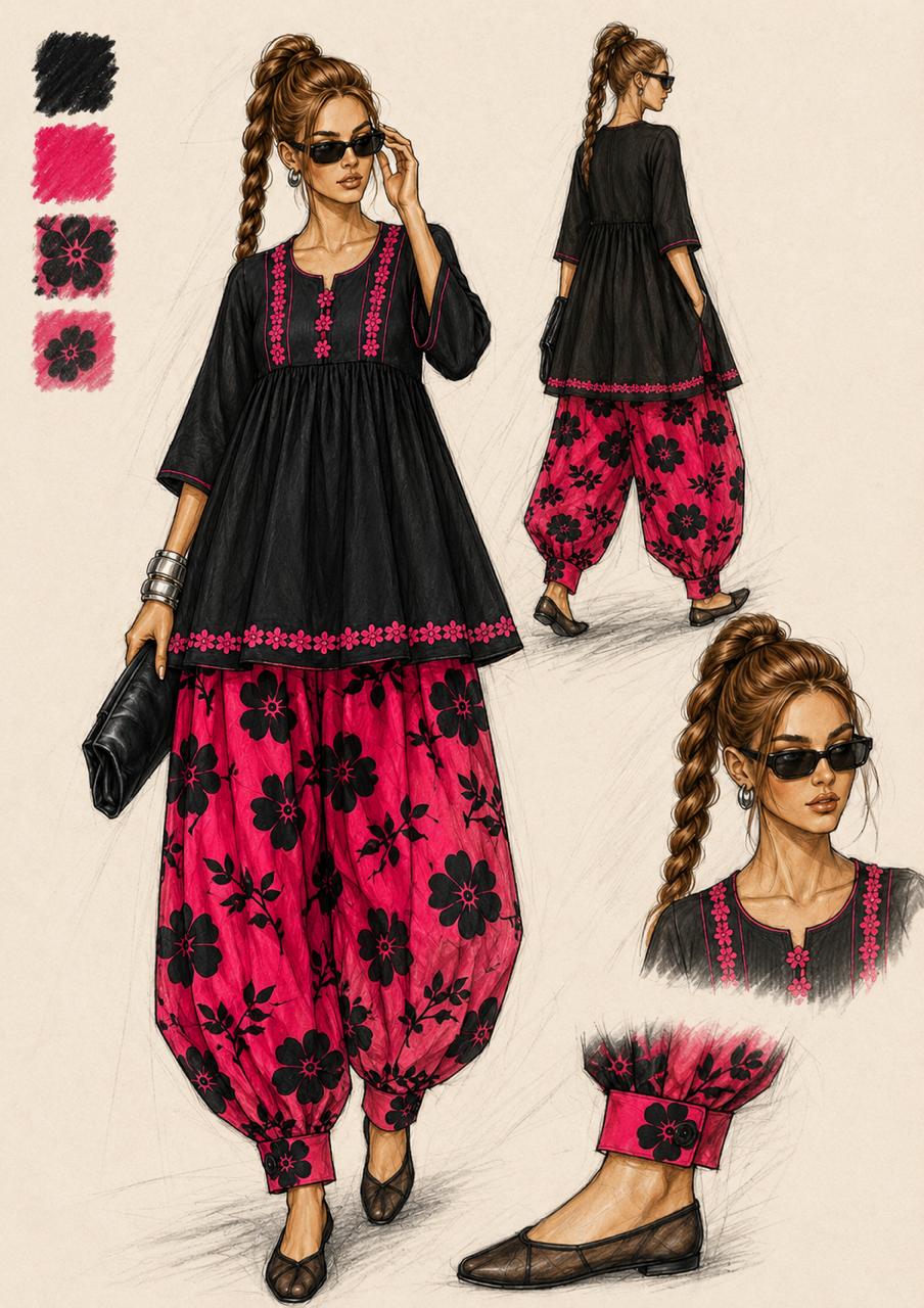 Black dress  2-Piece Set