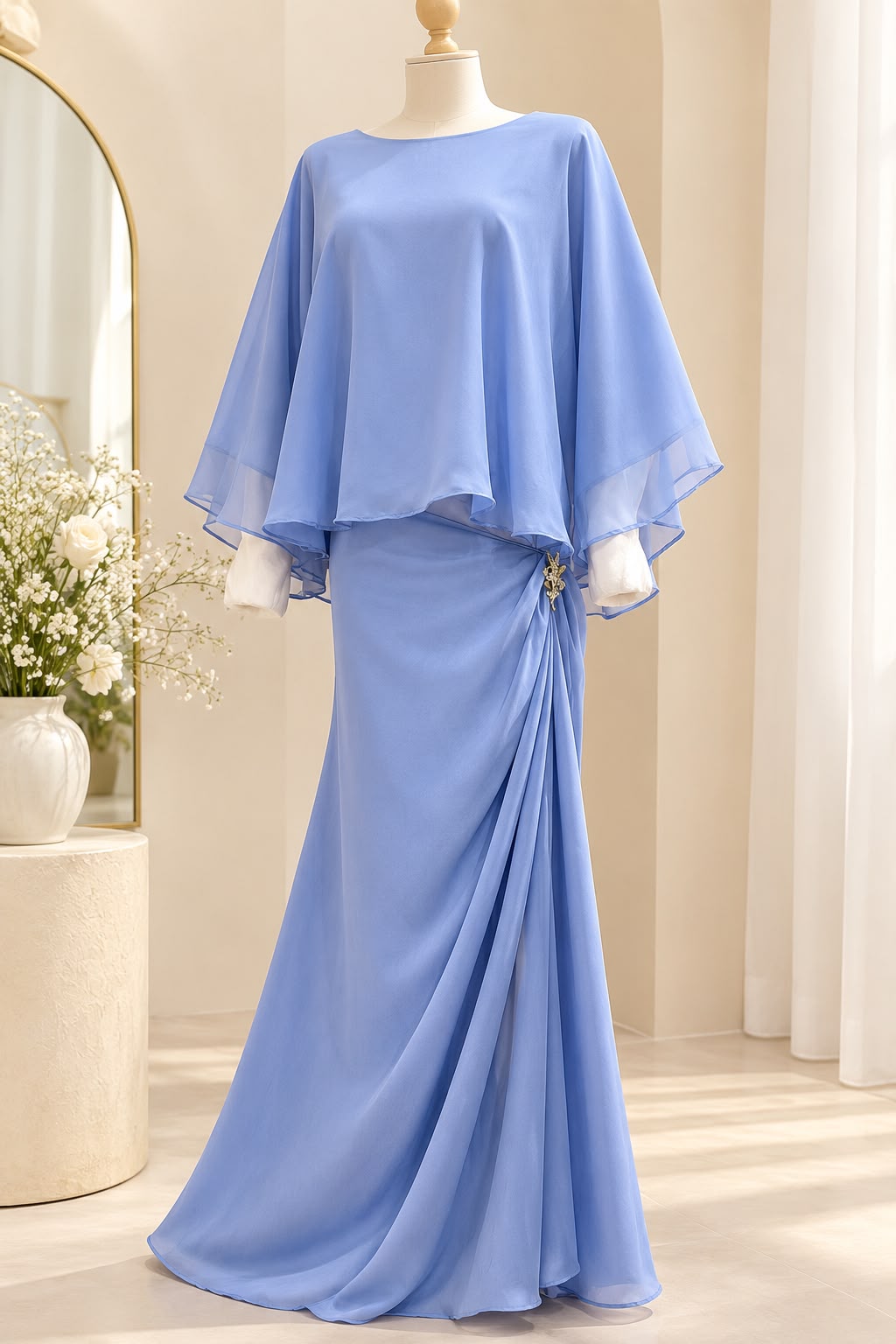 Lavender Grace Cape Set